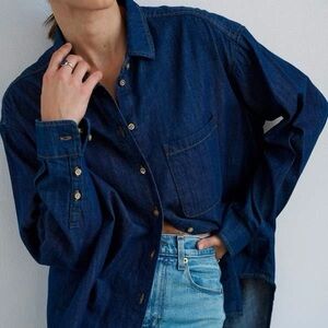 Madewell Stitched Popover Shirt